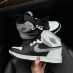 Кеди Air Jordan 1 Black/Grey — стильні високі кросівки