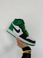 Air Jordan High Green White Īstas ādas čības - Image 2