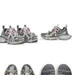 Кросівки 3 XL Grey/Silver — стильні шкіряно-текстильні кроси