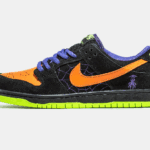 Кеди Nike SB Dunk Low Night of Mischief Halloween замша/текстиль