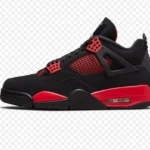 Nike Air Jordan 4 Crimson Red Thunder nubuck/leather running shoes