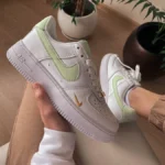 Air Force 1 Mini Swoosh čības ādas baltas