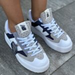 Ct302 Grey Blue sneakers-stylish leather men's sneakers