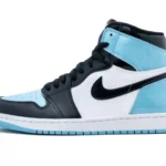 Кеди Nike Air Jordan 1 Retro High UNC Patent Blue — лаковані шкіряні