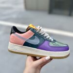 Кеди Air Force 1 Low x Undefeated — шкіряні стильні кросівки