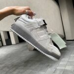 Adidas Forum Low x Bad Bunny Grey zamšādas un acu čības