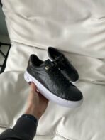 Кеди LV Time Out Black/White з натуральної шкіри для стильного щоденного образу ----------