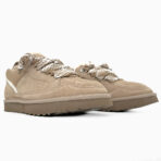 Кросівки UGG Lowmel Sneaker Beige замшеві жіночі з хутром - Image 2