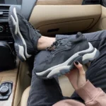 Кросівки Black Reflective з шкіри та текстилю для активного стилю