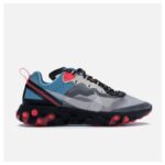 Кросівки Nike React Element 87 Blue Chill Solar Red текстильні