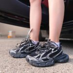 Кросівки 3XL Black/White — стильні шкіряні чоловічі кросівки