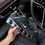 Кросівки Shox TL Black/Grey текстильні для спорту та щоденного носіння