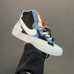 Кеди NIKE BLAZER x SACAI Black Legend Blue — шкіряні чоловічі кросівки