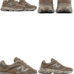 Кросівки 9060 Mushroom замшеві та шкіряні