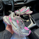 Sportbačiai 3XL Silver Pink tekstiliniai-stilingi ir lengvi kasdieniam komfortui