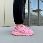 Storulis Track Pink odos-stilingas moteriškas sporto sneakers