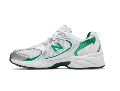 29da45f6-c118-4010-b7e8-84e49b55c664 Кросівки New Balance 530 White/Green — чоловічі шкіряні кросівки з сіткою — изображение 1