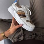 Gucci GG Sneakers White en cuir pour un look élégant