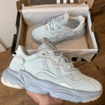 Tenisky Adidas Ozweego Blue-kožené a Textilní stylové běžecké boty