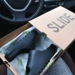 Капці Slide Black з EVA — легкі та зручні чоловічі сланці