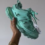 Кросівки Track Tiffany Blue шкіряно-текстильні — стильний бірюзовий дизайн