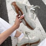 Кросівки Balenciaga Triple S Transparent Crystal шкіра/текстиль — стиль
