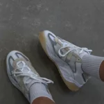 Adidas nitebal White Gum ādas čības ikdienas valkāšanai