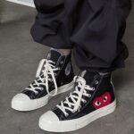 Converse x COMME des GAR DUBROVONS PLAY Svart Høy Tekstil Joggesko