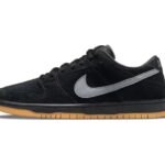 Baskets Nike SB Dunk Low Fog-baskets basses en cuir et textile