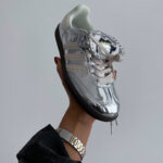 Tossud Adidas Samba Wales Bonner Silver Metallic nahast Stiilne