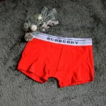 Biancheria intima da Uomo BURBERRY Red in cotone e spandex