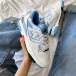 New Balance 550 white blue odiniai-komfortas ir stilius