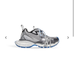 Кросівки Balenciaga 3XL Grey/Blue — стильні текстильні та шкіряні