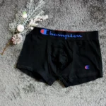 Pánské spodní prádlo Champion Black-bavlněné pohodlné pro každodenní nošení