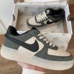 Nike Air Force Low Khaki lær joggesko for menn-stilig og slitesterk
