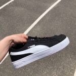 Puma Basket Svart / Hvit (M) sneakers-stil og komfort for hver dag
