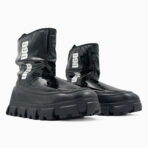 Черевики Ugg Classic Brellah Mini Boot Black з хутра — изображение 2
