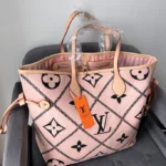 Сумка LV Neverfull Pink з екошкіри — стильна та містка