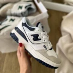 Кеди New Balance 550 White Black шкіряні — класичний стиль і комфорт