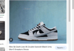 Sneaker Nike Sb Dunk Low 85 Double Swoosh-tessuto scamosciato elegante - immagine 2