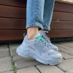Balenciaga Triple S Blue sneakers-tyylikkäät premium - nahkalenkkarit