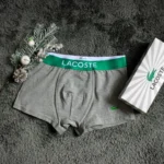 Biancheria intima da uomo in cotone e spandex grigio LACOSTE