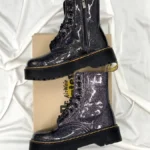 Jadon Black boots made of genuine leather – best sale