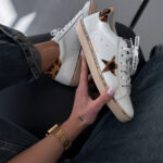 Кеди Golden Goose All White Leo Star стильні та зручні