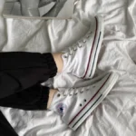 Converse Chuck Taylor All Star Hvite Joggesko-classic textile