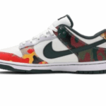 Кеди Nike Dunk Low SE Sail Multi-Camo — шкіряно-текстильні чоловічі
