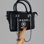 Chanel sac-élégant textile femmes sac 20×15×8 cm