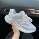 Кросівки Balenciaga Track White — стильні шкіряні кросівки преміум