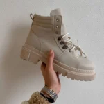 Чоботи Noname Boots з екокожі та флісу для комфорту