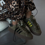 Кеди AD X SFTM CAMPUS 80S Olive замшево-текстильні для стилю